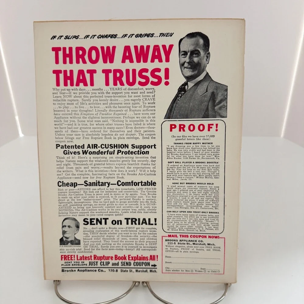 Hush-Hush Magazine May 1958 Elvis Presley Deanna Durbin Vol 4 No 16 Vintage